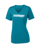 Legendary Womens 353 Tropic Blue Dri Fit Tshirt