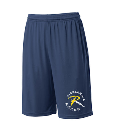 Pickleball Rocks Navy Shorts with Pockets