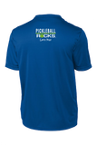 Pickleball Rocks SQUAD Men's Bright Blue Short Sleeve Shirt