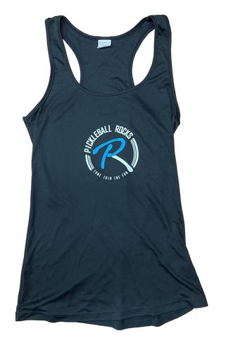 Ladies Black Dri Fit Racer Back Come Join The Fun Tank