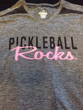 Heather Grey/Black Trim Ladies Dri Fit