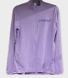 1/4 Zip Quarter Zip Ladies 711 Hyacinth Dri Fit Long Sleeve Shirt