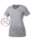 Live Inspired - Ladies 380 Silver Pickleball Rocks Dri-fit Short Sleeve Shirt