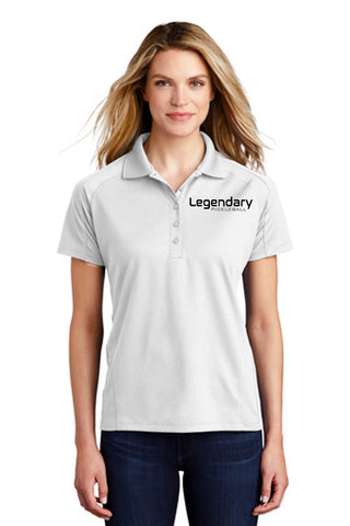 Legendary Womens Dri-Mesh Polo Shirt - White