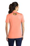 Legendary Womens UV Protected Polo Shirt - Soft Coral