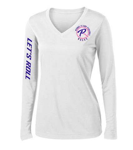 Let's Roll SPECIAL EDITION - Ladies White Long Sleeve