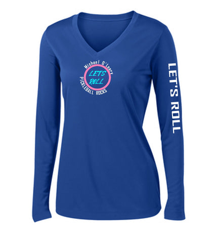 Let's Roll SPECIAL EDITION - Ladies Royal Blue Long Sleeve