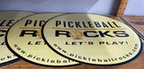 Large 18" Pickleball Rocks Car Magnet