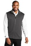 Pickleball Rocks Fleece Mens 906 Vest - Steel Grey