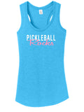 Ladies Pickleball Rocks Turquoise Tank