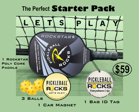 Pickleball Rocks "Rockstar" Starter Pack