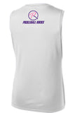 Unstoppable Pickleball - Ladies Ultra Sleeveless White Tshirt