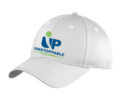 Unstoppable Pickleball White Unstructured Hat