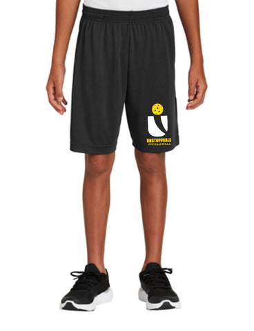 Unstoppable Pickleball Juniors - Unisex Black Shorts
