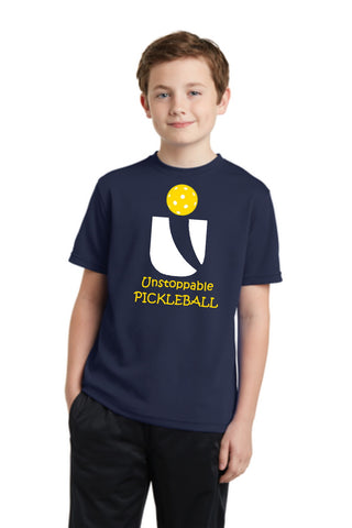 Unstoppable Pickleball Juniors - Unisex Navy Tshirt