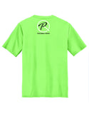 Unstoppable Pickleball Juniors - Unisex Lime Green Tshirt with Pickleball Court
