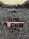 Heather Grey/Black Trim Ladies Dri Fit